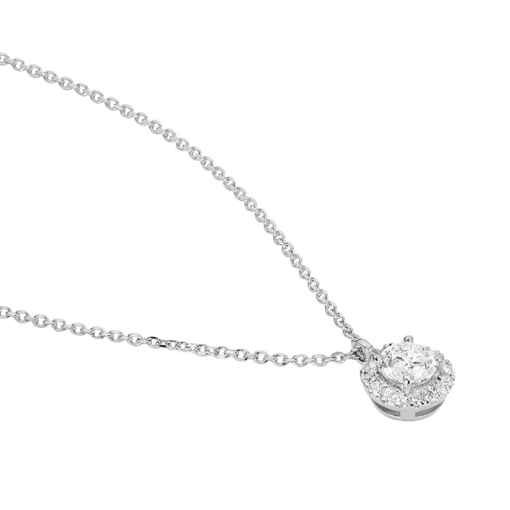 Collier Alexa Or Blanc Diamant - Colliers Femme | Histoire d&rsquo;Or