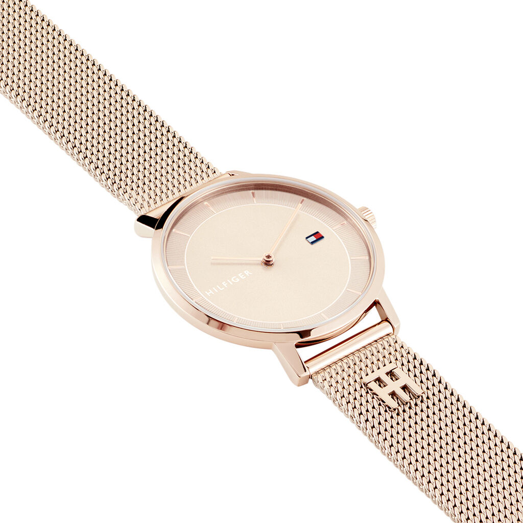 Montre Tommy Hilfiger Tea Champagne - Id&eacute;es cadeaux Femme | Histoire d&rsquo;Or