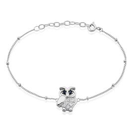 Bracelet Argent Trine Oxydes De Zirconium - Bracelets fantaisie Femme | Histoire d’Or