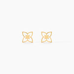 Boucles D'Oreilles Puces Geert Or Jaune - Clous d'oreilles Femme | Histoire d&rsquo;Or