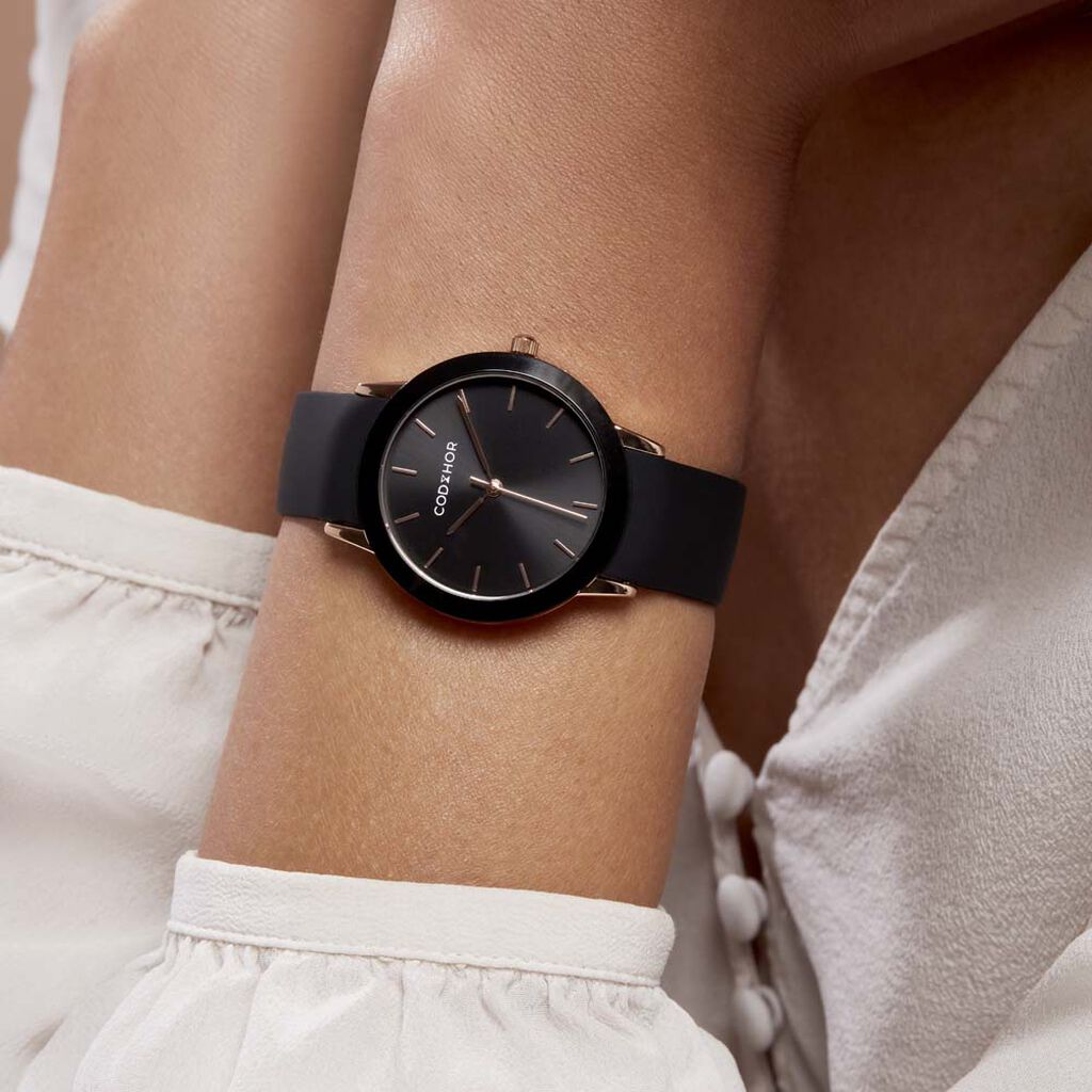 Montre Codhor Estelle Noir - Montres Femme | Histoire d’Or