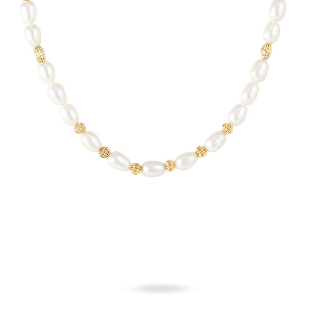 Collier Marie-viviane Or Jaune Perle De Culture - Colliers Femme | Histoire d’Or