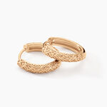 Cr&eacute;oles Manua Plaqu&eacute; Or Jaune - Boucles d'oreilles cr&eacute;oles Femme | Histoire d&rsquo;Or