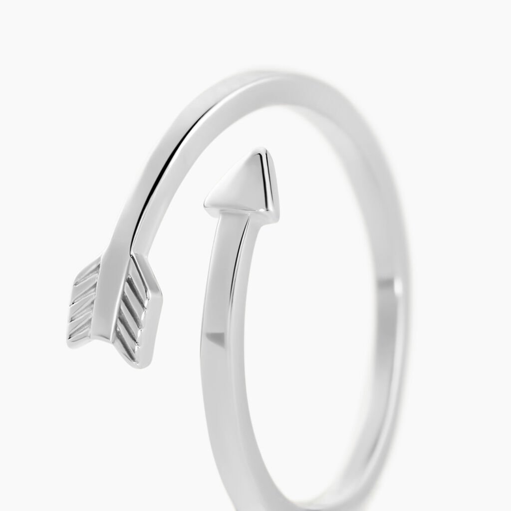 Bague Marie-lore Argent Blanc - Bagues fantaisie Femme | Histoire d&rsquo;Or