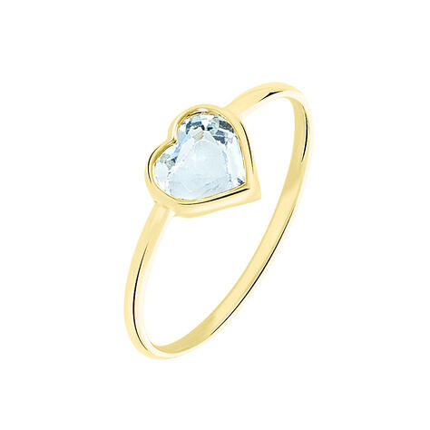 Bague Marsie Or Jaune Topaze - Bagues solitaires Femme | Histoire d’Or