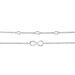 Chaîne De Cheville Aurelio Argent Blanc Oxyde De Zirconium - Bijoux Infini Femme | Histoire d’Or
