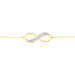 Bracelet Maryeme Infini Glitter Or Jaune - Bracelets Infini Femme | Histoire d’Or