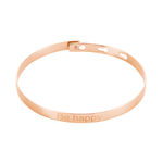 Bracelet Jonc Gravita Argent Rose - Bracelets joncs Femme | Histoire d&rsquo;Or