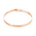 Bracelet Jonc Gravita Argent Rose - Bracelets joncs Femme | Histoire d’Or