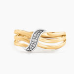 Bague Fedelma Or Jaune Diamant - Bagues avec pierre Femme | Histoire d&rsquo;Or