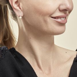 Boucles D'oreilles Pendantes Taiss Or Jaune Perle De Culture - Boucles d'oreilles pendantes Femme | Histoire d’Or
