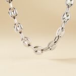 Collier Cadia Acier Blanc - Colliers Homme | Histoire d&rsquo;Or