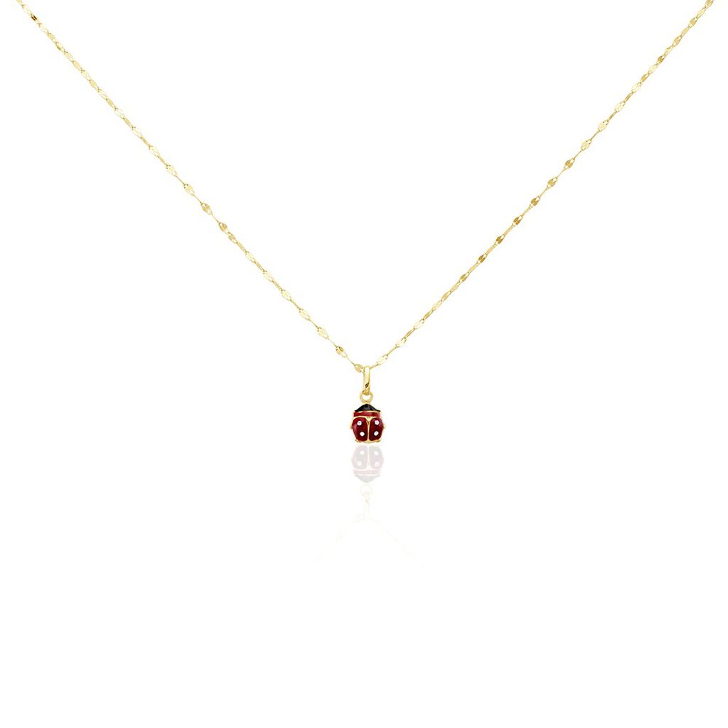 Collier Deena Or Jaune Oxyde De Zirconium