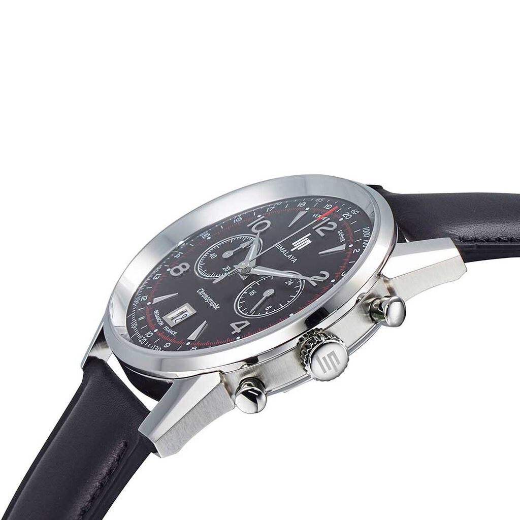 Montre Lip Himalaya Chrono Noir - Montres Homme | Histoire d&rsquo;Or
