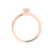 Bague Solitaire Natalia Or Rose Diamant - Bagues solitaires Femme | Histoire d’Or