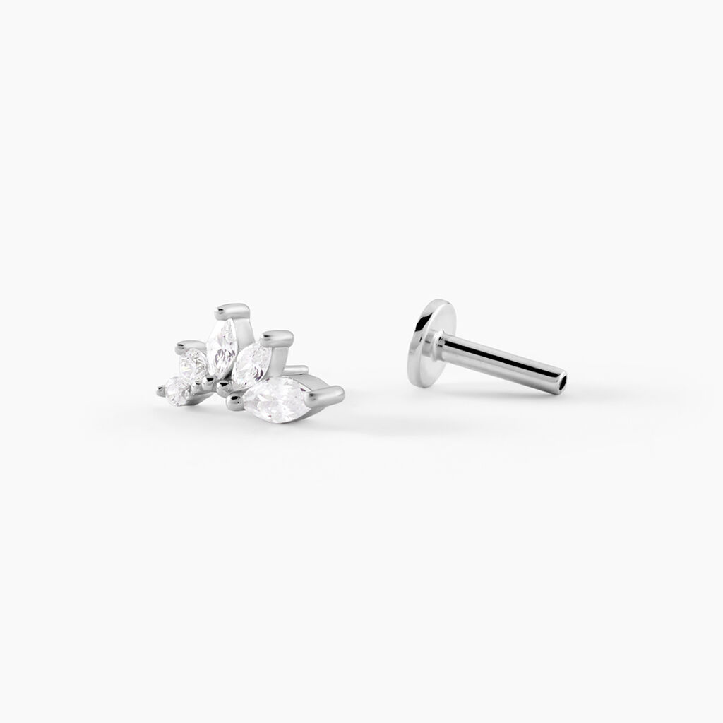 Piercing Claudelle Argent Blanc Oxyde De Zirconium - Bijoux Femme | Histoire d&rsquo;Or