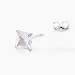 Boucle D'oreille Puce Unitaire Paco Argent Blanc Oxyde De Zirconium - Piercings d'oreilles Homme | Histoire d&rsquo;Or