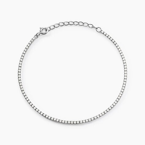 Bracelet Lou-anne Argent Blanc Oxyde De Zirconium - Bracelets Femme | Histoire d’Or
