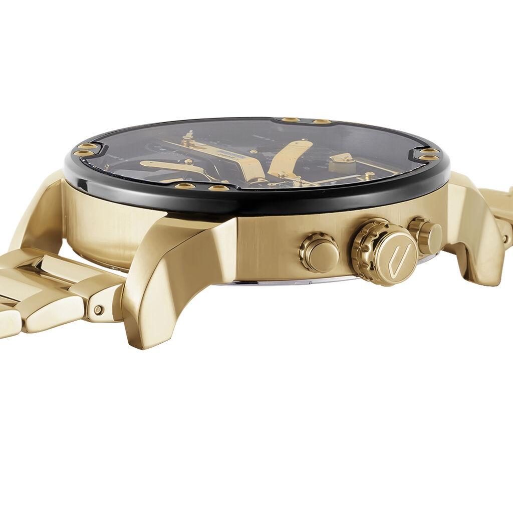 Montre Diesel Mr Daddy 2.0 Noir - Id&eacute;es cadeaux Homme | Histoire d&rsquo;Or