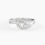 Bague Solitaire Vassilissa Or Blanc Diamant - Bagues solitaires Femme | Histoire d&rsquo;Or
