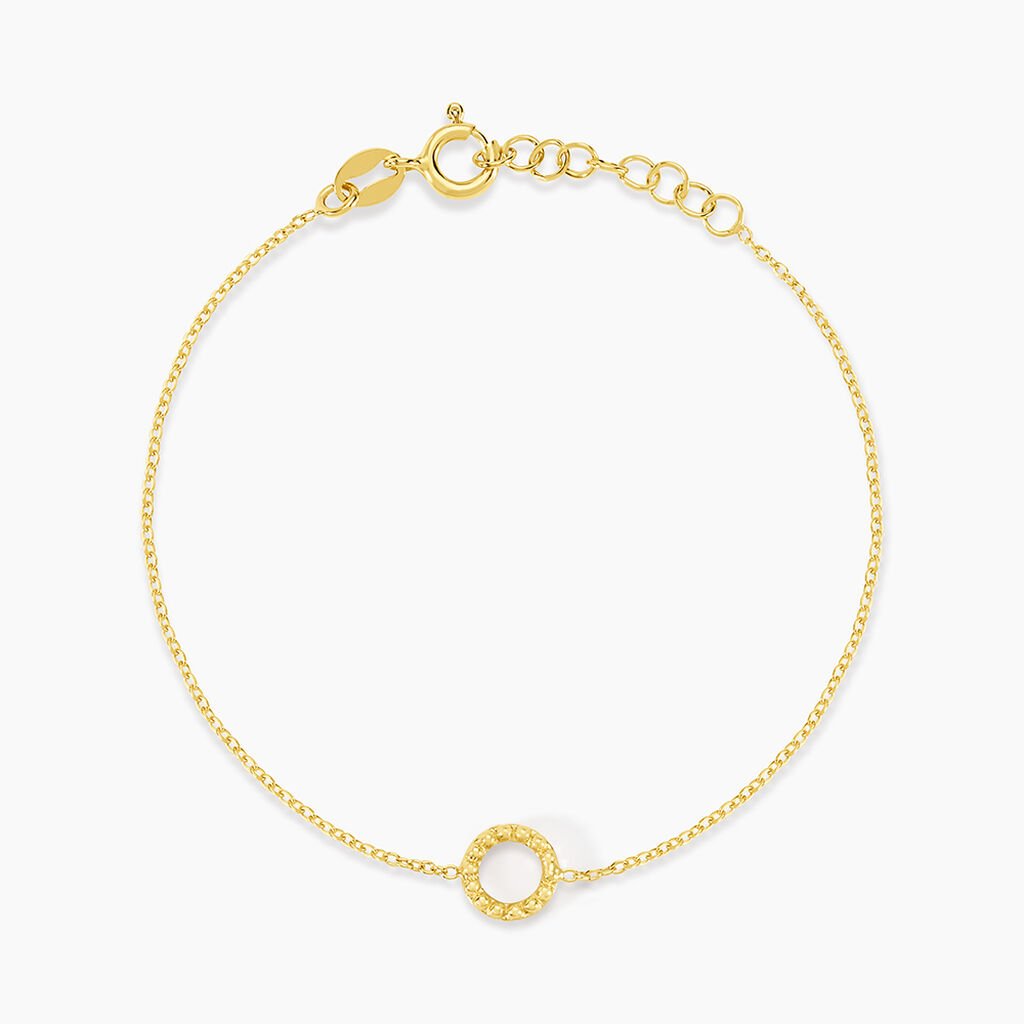 Bracelet Jonc Peytone Argent Doré - Nouveautés Femme | Histoire d’Or