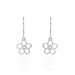 Boucles D'oreilles Pendantes Lucrezia Argent Blanc - Boucles d'oreilles fantaisie Femme | Histoire d’Or
