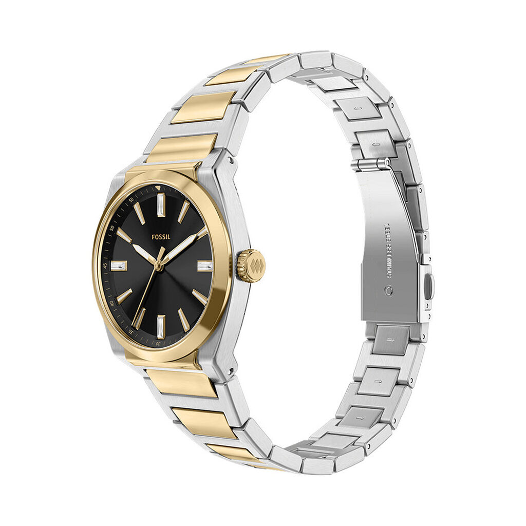 Montre Fossil Everett Femme Noir - Montres Femme | Histoire d&rsquo;Or