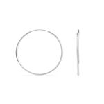 Cr&eacute;oles Argent Blanc Olympia - Boucles d'oreilles cr&eacute;oles Femme | Histoire d&rsquo;Or