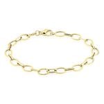 Bracelet Maille Or Jaune Crepinia - Bracelets cha&icirc;ne Femme | Histoire d&rsquo;Or