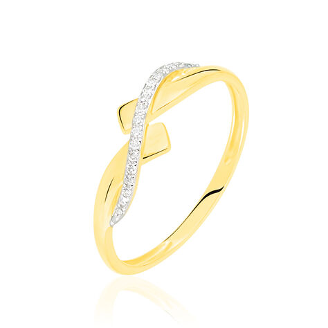 Bague Beata Or Jaune Diamant - Bagues avec pierre Femme | Histoire d’Or
