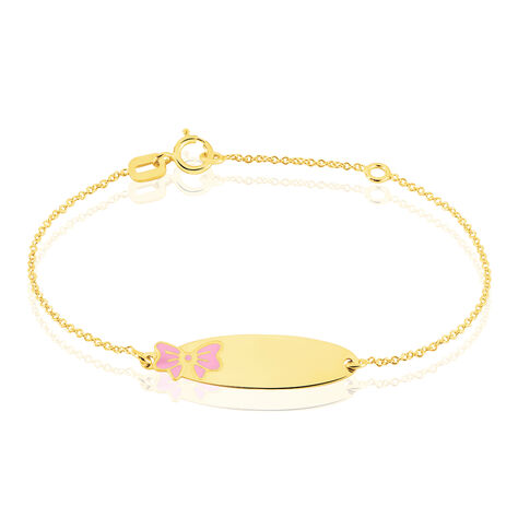 Bracelet Identité Helee Noeud Or Jaune - Bracelets Communion Enfant | Histoire d’Or