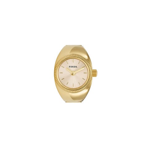 Montre Fossil Watch Ring Dor&eacute; - Montres Femme | Histoire d&rsquo;Or