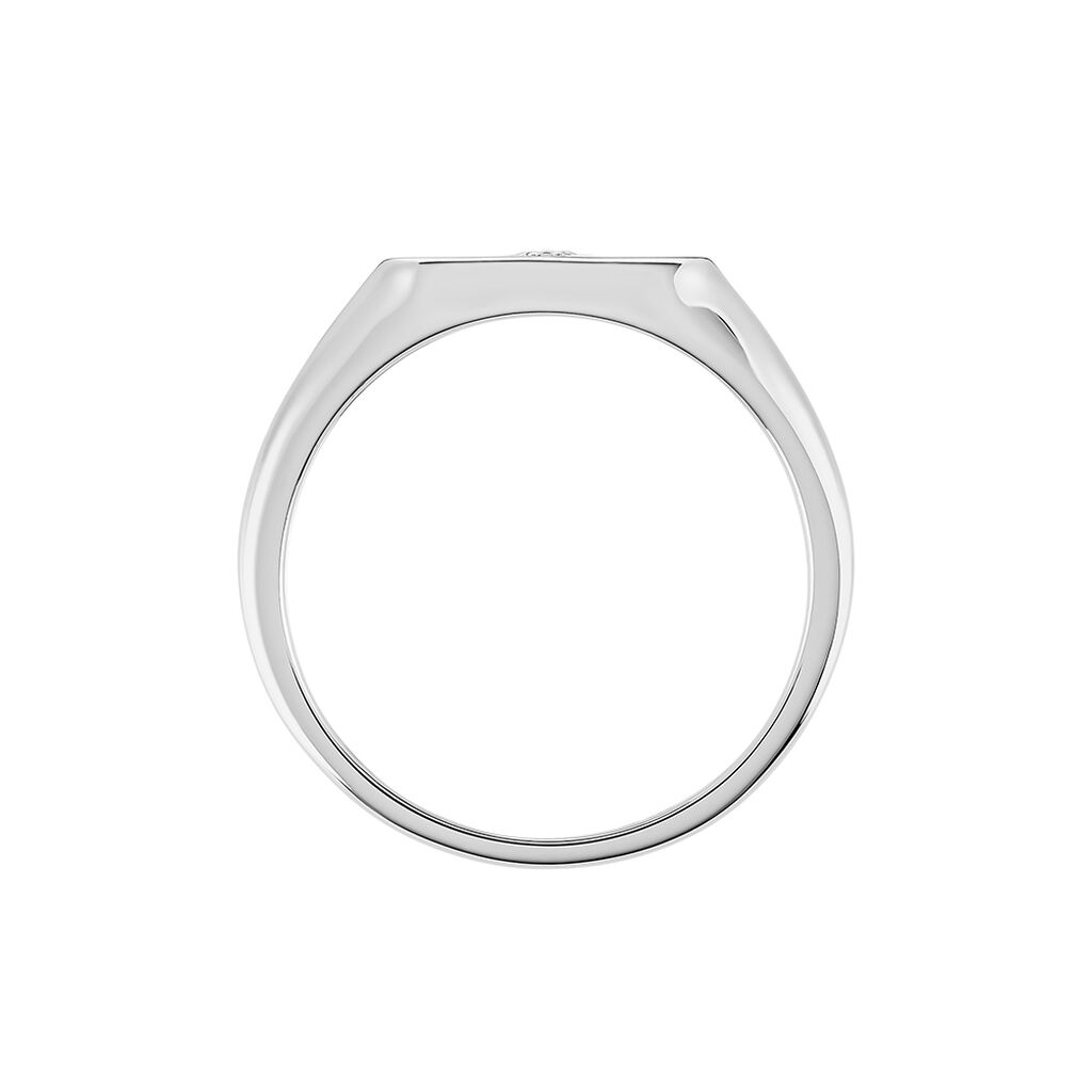 Bague Astre Precieux Argent Blanc Oxyde De Zirconium - Bagues avec pierre Femme | Histoire d’Or
