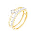Bague Dolfina Or Jaune Oxyde De Zirconium - Bagues solitaires Femme | Histoire d’Or