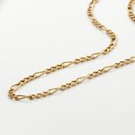 Cha&icirc;ne Cameo Maille Alternee 1/3 Or Jaune - Chaines Femme | Histoire d&rsquo;Or