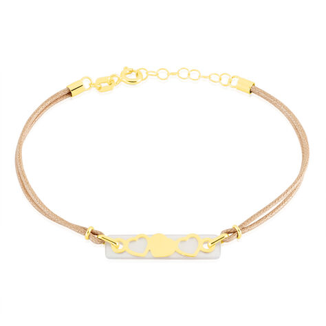 Bracelet Faridha Or Jaune Nacre - Bracelets Coeur Femme | Histoire d’Or