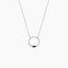 Collier Isieae Argent Blanc Oxyde De Zirconium - Colliers fantaisie Femme | Histoire d&rsquo;Or