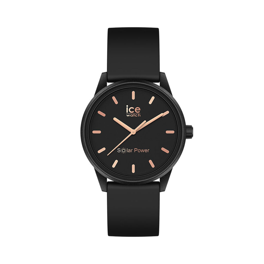 Montre Ice Watch Solar Power Noir - Montres Femme | Histoire d&rsquo;Or