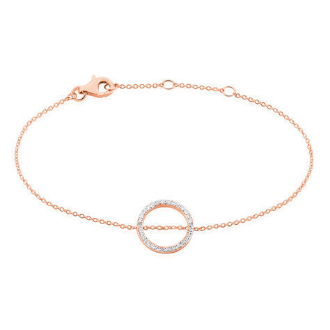 Bracelet Alysone Argent Rose Oxyde De Zirconium - Bracelets Femme | Histoire d’Or