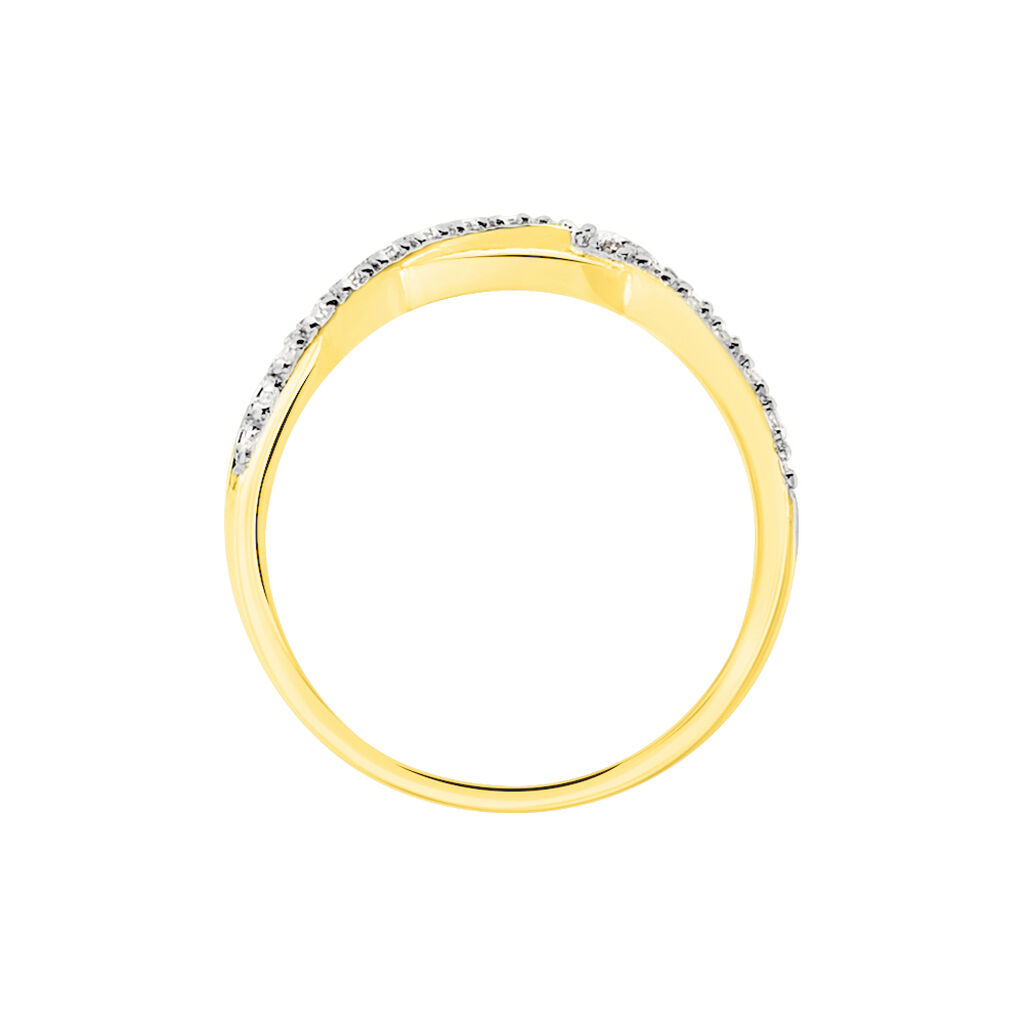 Bague Osanna Or Jaune Diamant - Bagues avec pierre Femme | Histoire d’Or