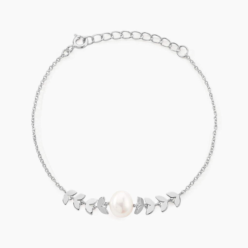 Bracelet Giacobbe Argent Blanc Perle De Culture - Bracelets Femme | Histoire d&rsquo;Or