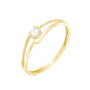 Bague Veroucha Or Jaune Oxyde De Zirconium