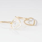 Boucles D'oreilles Pendantes Hedley Or Bicolore - Boucles d'oreilles pendantes Femme | Histoire d&rsquo;Or