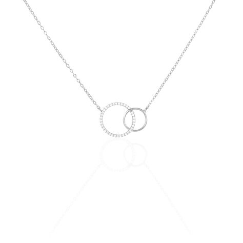 Collier Yalaz Argent Blanc Oxyde De Zirconium - Colliers fantaisie Femme | Histoire d’Or