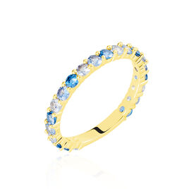 Bague Zoelia Plaque Or Jaune Perle D'imitation - Bagues avec pierre Femme | Histoire d’Or