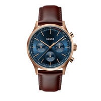 Montre Cluse Antheor Multifonction Bleu