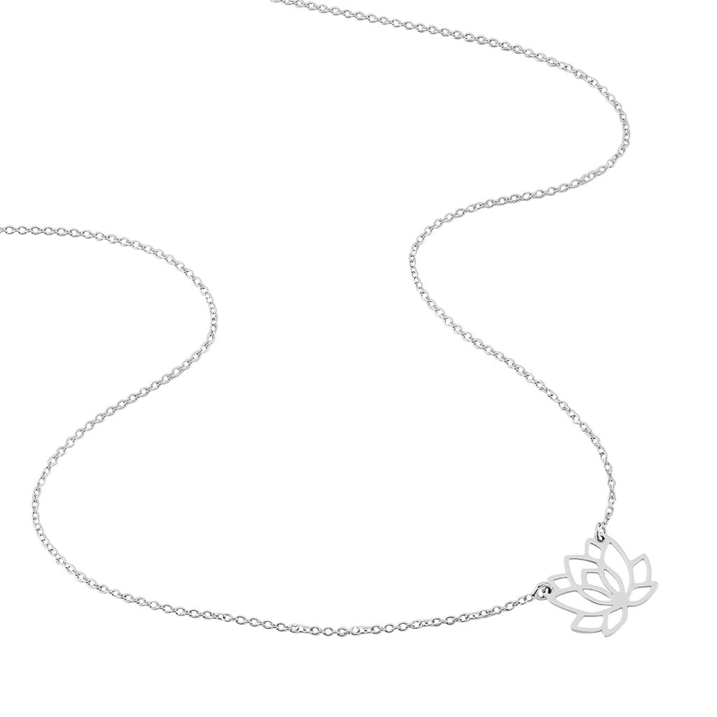 Collier Maylie Argent Blanc - Colliers fantaisie Femme | Histoire d’Or