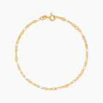 Bracelet Asteria Argent Dor&eacute; A L'Or 750/1000 - Bijoux sans pierre Femme | Histoire d&rsquo;Or