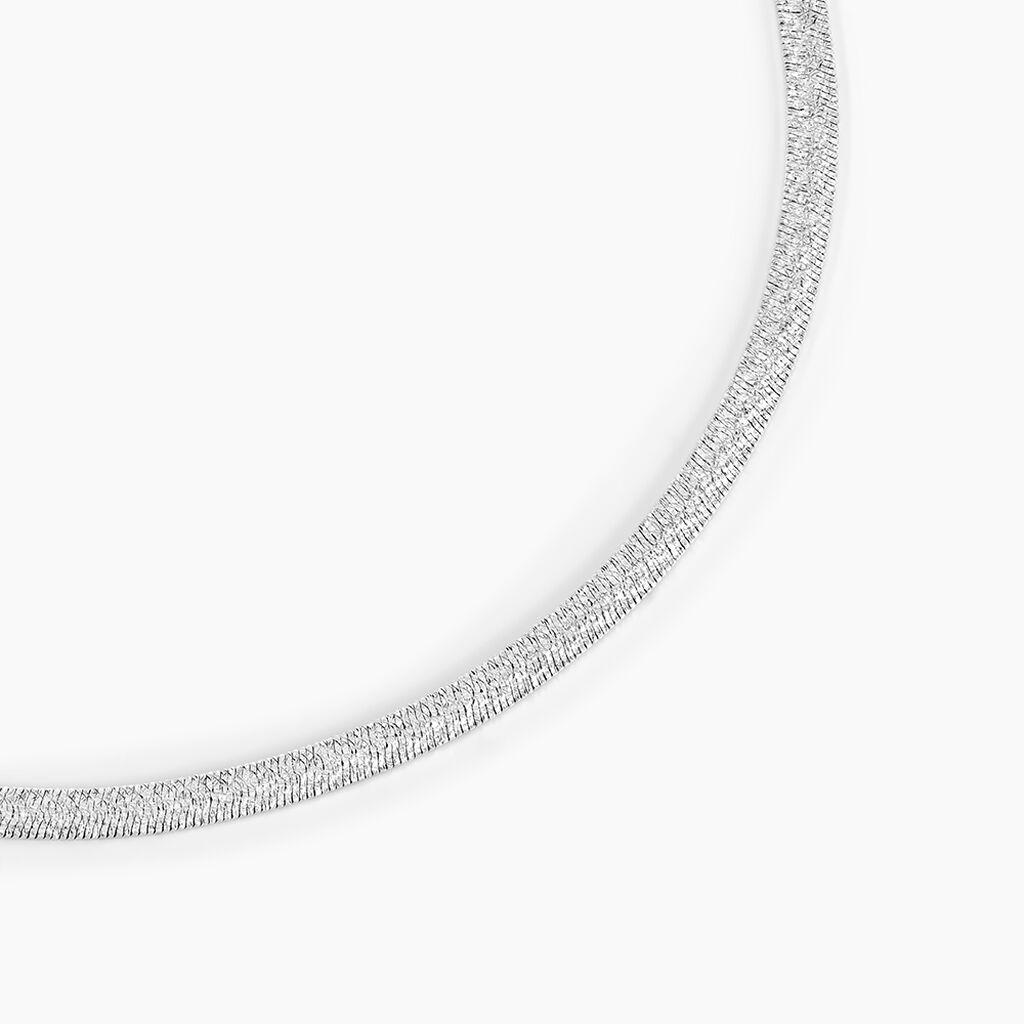 Collier Zoubeida Argent Blanc - Chaines Femme | Histoire d’Or