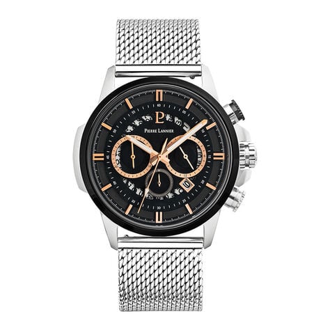 Montre Pierre Lannier Sentinelle Noir - Montres Homme | Histoire d’Or
